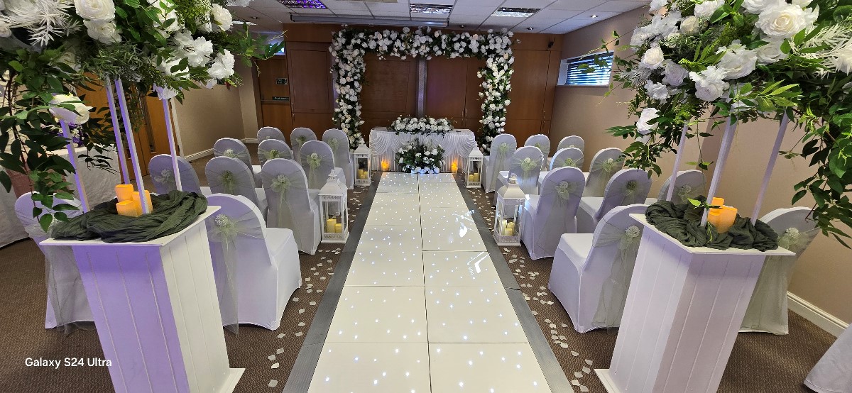 Event Decorations at Great Barr Hotel