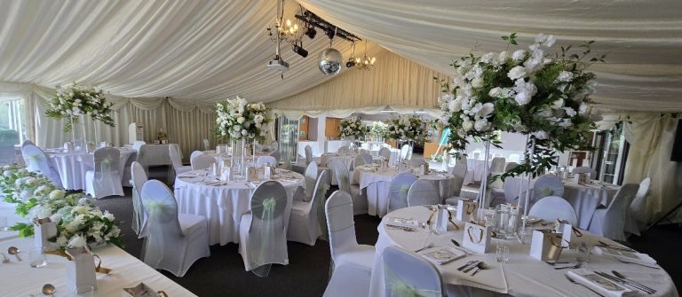 event decorations at the limes country lodge hotel