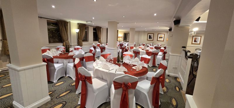 Chair covers and white table covers in Walsall