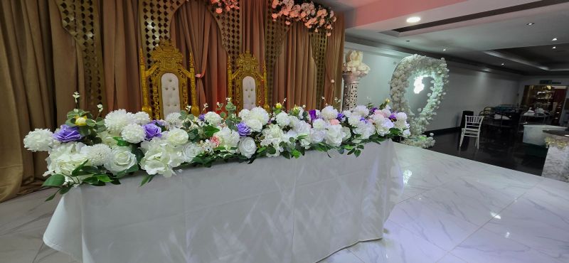 Wedding Decorations on top table Stourbridge