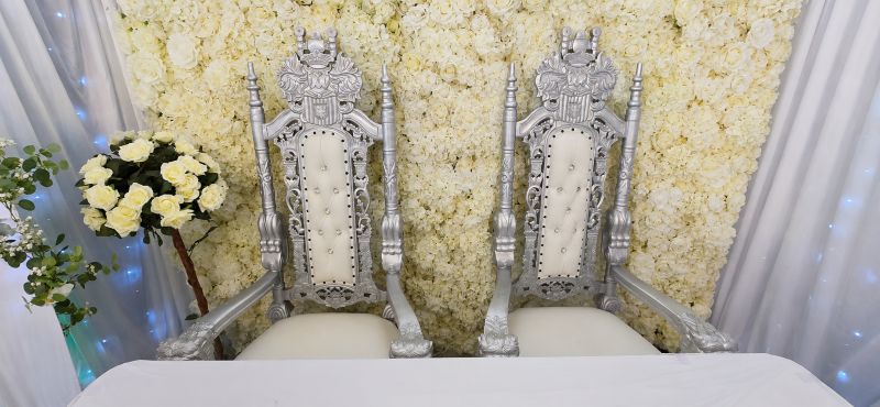 Wedding Showroom flower back drop